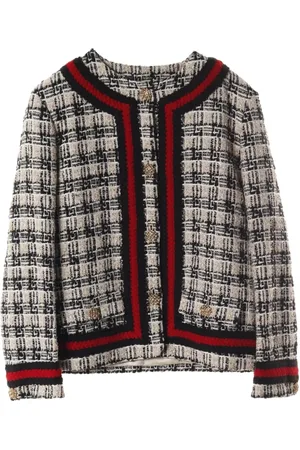 Gucci 2010s Square G tweed jacket