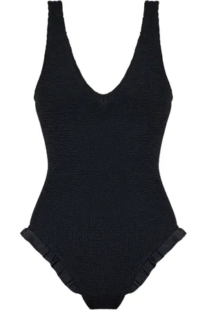 Hunza G Lisa seersucker swimsuit