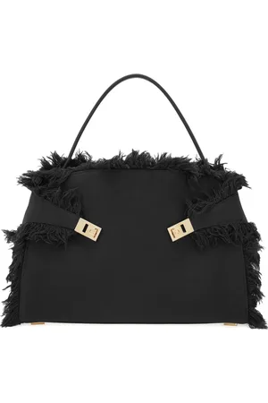Salvatore Ferragamo Large Hug fringe-detail shoulder bag