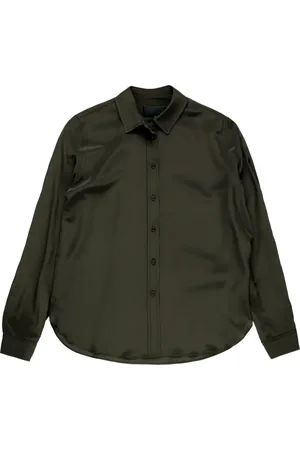 NILI LOTAN Gaia satin button-up shirt