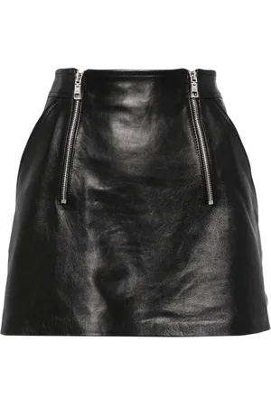 Elisabetta Franchi A-line leather miniskirt