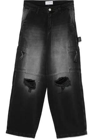 HAN Kjøbenhavn Distressed cargo jeans
