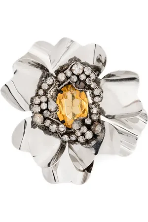 Nº21 Crystal-embellished brooch