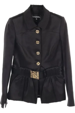 CHANEL 1986-1988 belted jacket