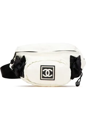 CHANEL 2003-2004 CC Sports Line Nylon belt bag