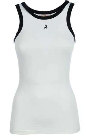 Lois Logo-print tank top