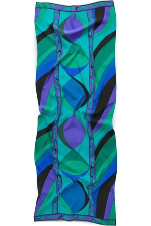 Puccini Pesci-print silk scarf