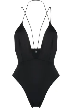 St Agni X Ziah Jagger deep-V swimsuit