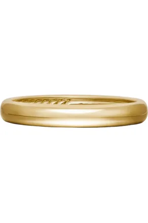 David Yurman 18kt yellow DY Classic band ring (3.5mm)
