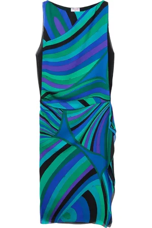 Puccini Iride-pattern midi dress