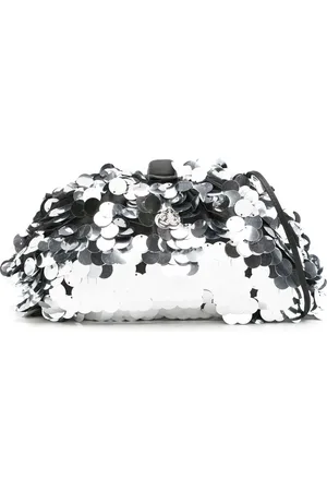 Isla Ibiza Sequin-embellished clutch bag