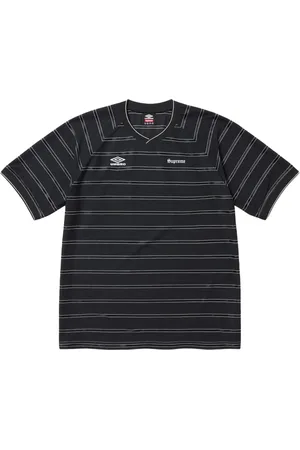 Supreme X Umbro?? striped "SS 25 - " soccer jersey
