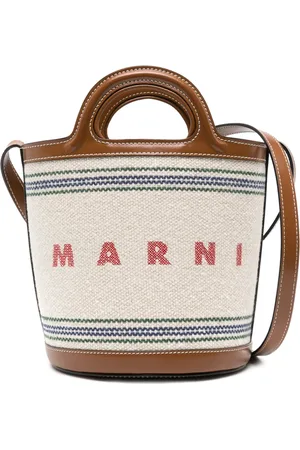 Marni Tropicalia canvas bucket bag