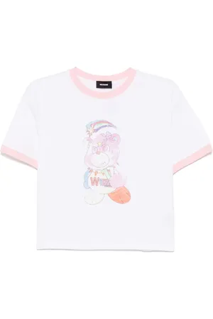 We11 Done Colorful Teddy Ringer T-shirt