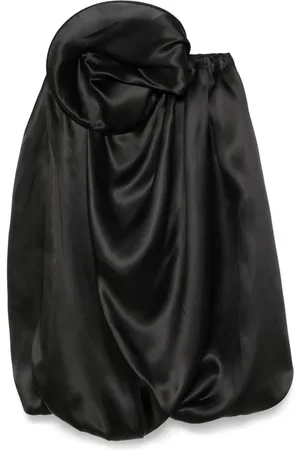 MAGDA BUTRYM Floral-appliqué midi skirt