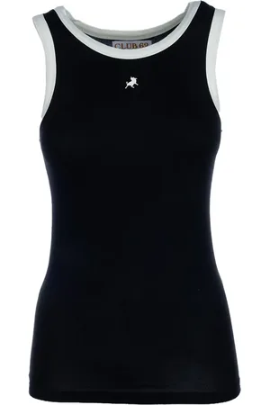 Lois Contrasting-trim sleeveless top