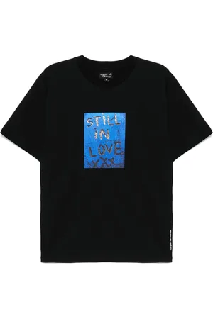 AGNÈS B. "Still In Love" screen-print T-shirt
