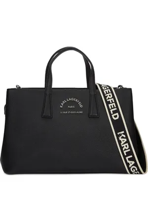 Karl Lagerfeld Rue St-Guillaume logo-plaque tote bag