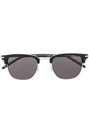 Montblanc Contrasting-bridge detail sunglasses