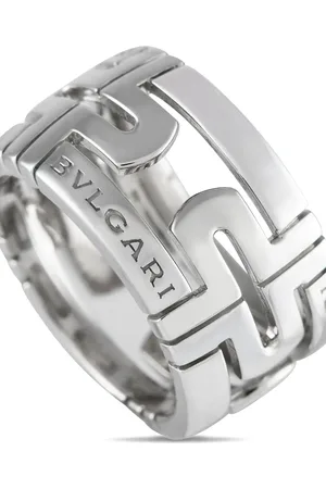 Bvlgari 18K white gold Parentesi ring