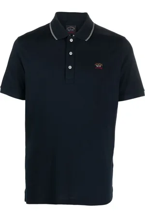 Paul & Shark Logo-patch cotton polo shirt