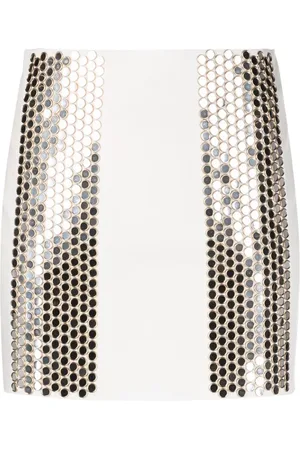 GIUSEPPE DI MORABITO Reflective stud-embellished miniskirt