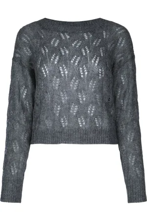 I BLUES Pointelle-knit sweater