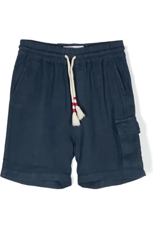 MC2 SAINT BARTH Marseille tassel-detail linen shorts