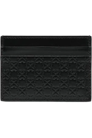 OFF-WHITE Monogram leather cardholder