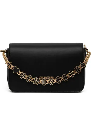 Moschino Logo-charm tote bag