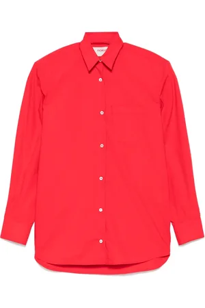 Fiorucci Embroidered shoulder-padded shirt