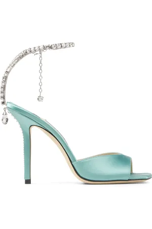Jimmy Choo Saeda 100mm crystal-embellishment sandals