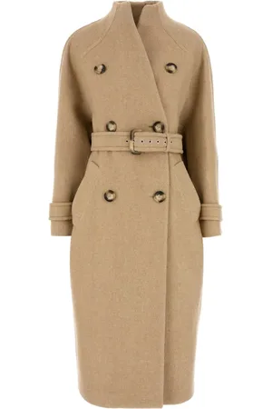 Sportmax Adatti double-breasted belted coat