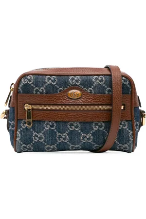 Gucci 2016-present Mini GG Denim Ophidia crossbody bag