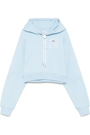Casablanca Looking at the Beauty of the World cropped hoodie
