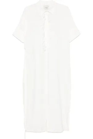 RAME Fringe-detail midi dress