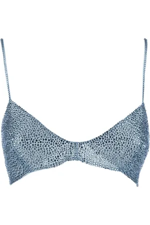 ERMANNO SCERVINO Crystal-embellished top