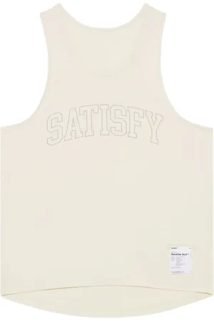 SATISFY Logo-print tank top