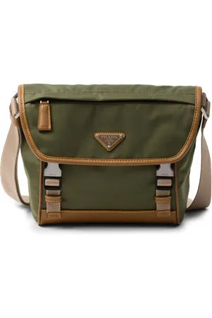 Prada Re-Nylon triangle-logo messenger bag