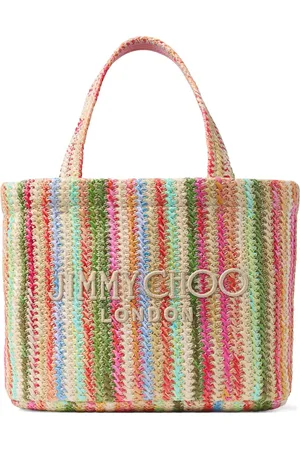 Jimmy Choo Striped tote bag