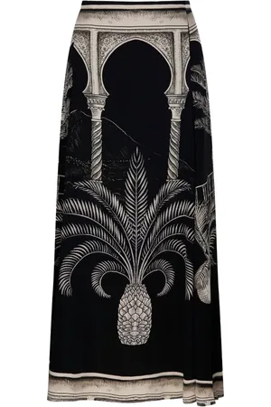 JOHANNA ORTIZ Graphic-print skirt