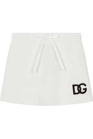 Dolce & Gabbana DG-logo drawstring miniskirt