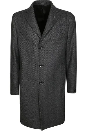 TAGLIATORE Herringbone-pattern coat