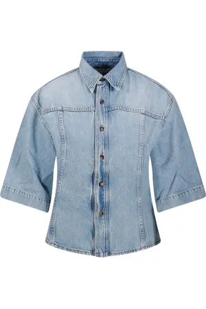 haikure Cotton denim shirt