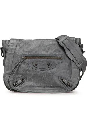 Balenciaga 2000-2024 Lambskin Motocross Classic Neo Folk Messenger Bag crossbody bag