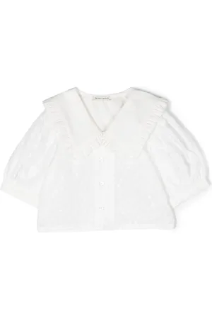 The New Society Polka dot-print cotton shirt
