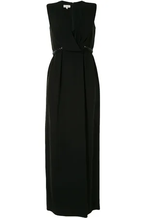 DELPOZO V-neck long dress