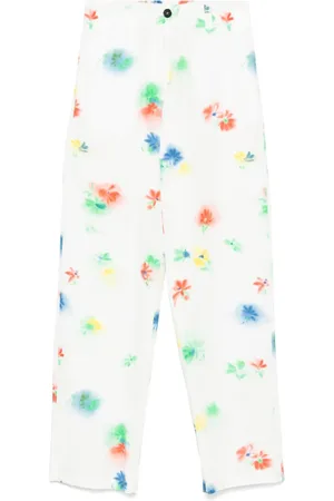 Msgm Floral-print trousers