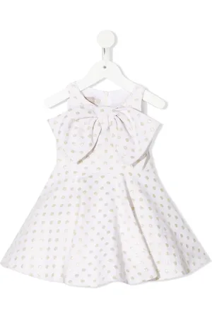 LA STUPENDERIA Metallic polka-dot dress