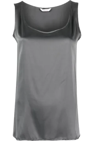 Max Mara Square-neck sleeveless top